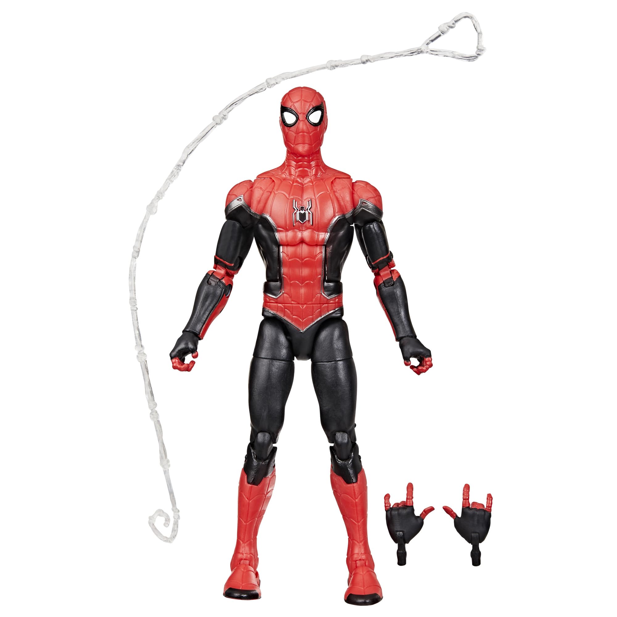Marvel Legends Series Spider-Man (Upgraded Suit) Action Figure for Collectors 6-Inch Scale Scene from Spider-Man: Far fr
