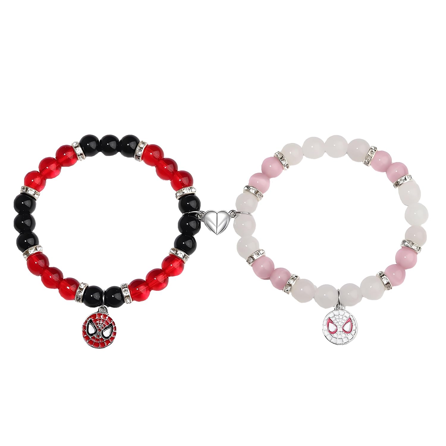 Superhero Matching Bracelet for Best Friend Couples Beads Spider Stuff Valentine's Day Gifts Cat Lovers
Superhero Bracel