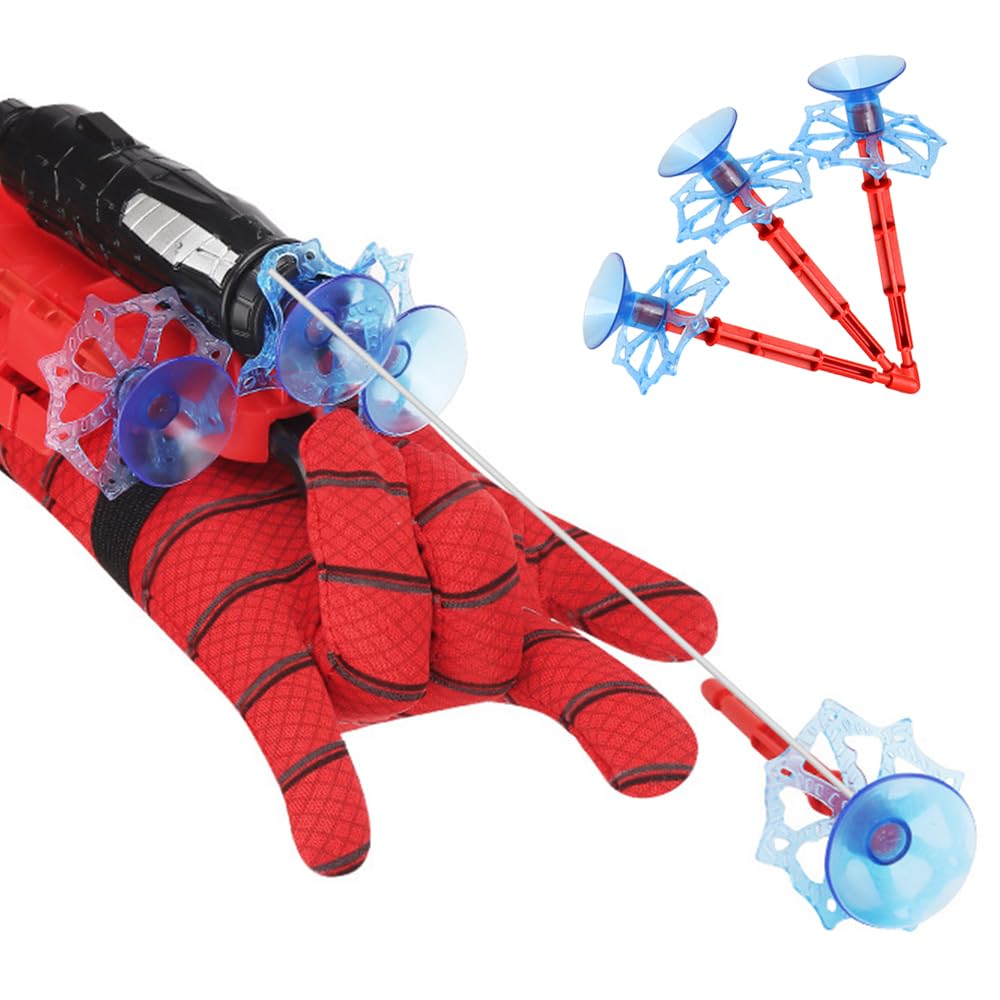 Spider Web Shooters Gloves Toy for Kids Educational_party_gifts
| Wrist Launcher Spider Web Toy with Gloves for Superhe