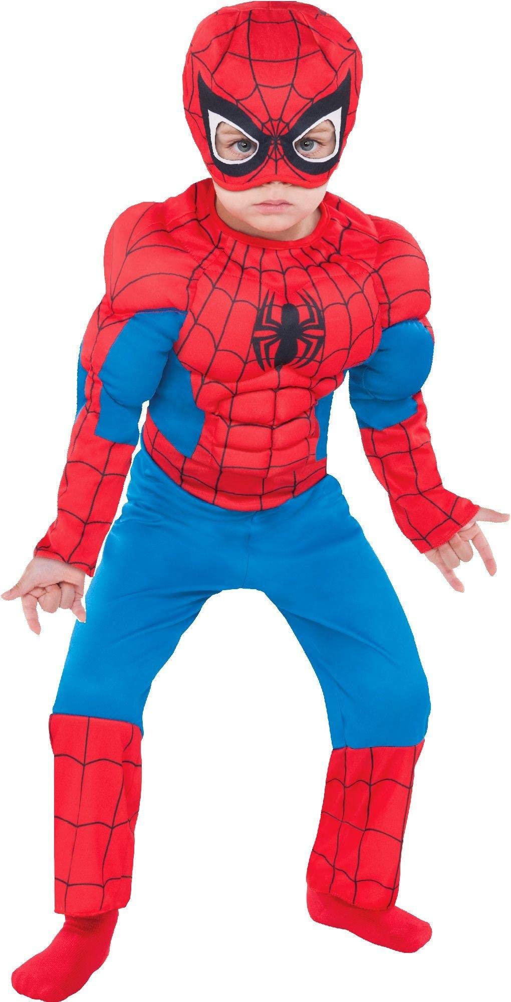 classic spider-man muscle costume toddler boys